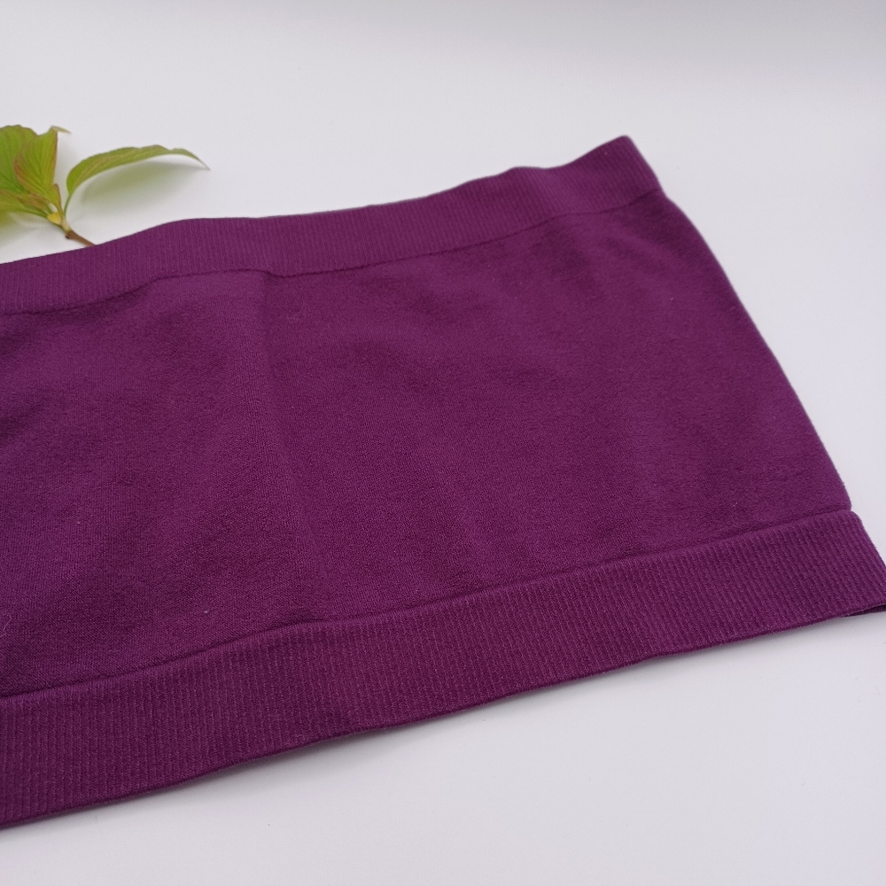Deep Purple Bandeau Top - Picture 7 of 8